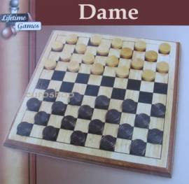 Dame - Brettspiel aus Holz  - Bild vergrern 