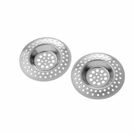 2x Abflusssieb Edelstahl fr Splenablauf -  70 mm - Bild vergrern 