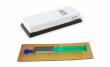 3-teiliges Schärf-Set für Messer / TAIDEA Abziehstein 1000/3000 + Leder + Paste