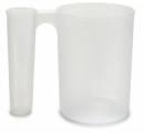 Gondol Messbecher doppelt 1,1 Liter, transparent, 2 in 1