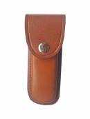 Echt-Leder-Etui für Taschenmesser mit Gürtelschlaufe, Messer-Holster