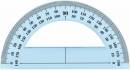 Wonday Halb-Winkelmesser 180 Grad, 120 mm, bruchfest 