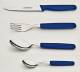 24tlg. Tafelbesteck Blau