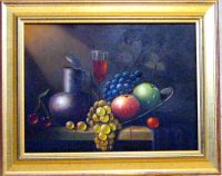 Stilleben mit Trauben (�lbild)