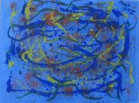 Blaue Impressionen (�lbild)