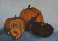 Stilleben mit K�rbissen (�lbild)