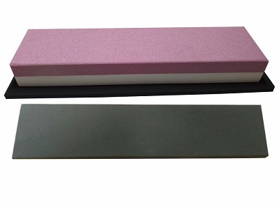 Messer-Schärf-Set 3L Korund FEPA 120/280 + behandeltes Abziehleder