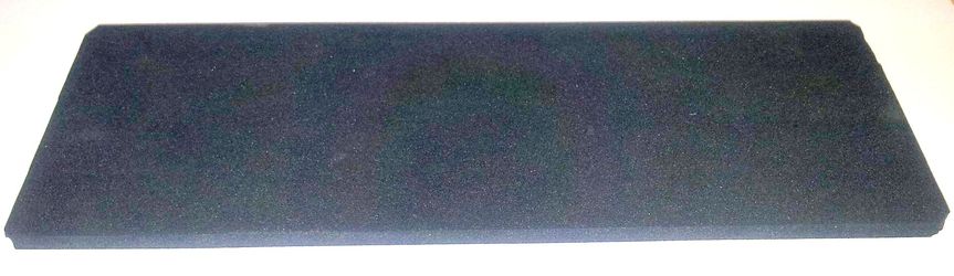 Schleifstein-Unterlage aus Zellkautschuk 220mm x 80mm x 5mm