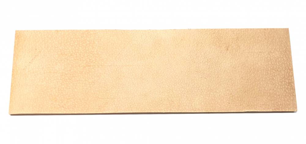 XXL Lederabziehriemen natur 25cm x 6 cm, unbehandelt