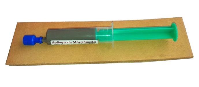 10ml SiC-Polierpaste GRAU plus 20x5cm Lederabziehriemen