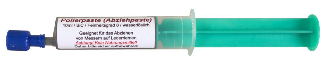10ml SiC-Feinschleifpaste GRAU f�r Lederabziehriemen
